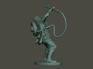 german soldier ww1 killed g5 3D Print Model