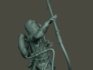 german soldier ww1 killed g5 3D Print Model