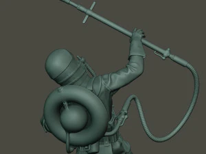 german soldier ww1 killed g5 3D Print Model
