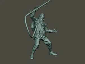 german soldier ww1 killed g5 3D Print Model