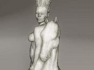 beautiful chess female 3D 打印模型