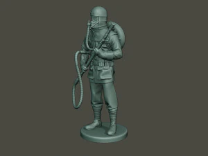 german soldier ww1 stand g5 3D Print Model