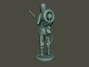 german soldier ww1 stand g5 3D Print Model