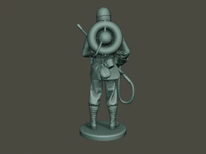 german soldier ww1 stand g5 3D Print Model