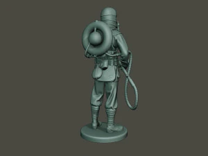german soldier ww1 stand g5 3D Print Model