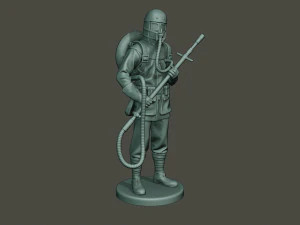 german soldier ww1 stand g5 3D Print Model
