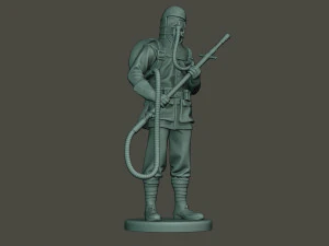 german soldier ww1 stand g5 3D Print Model