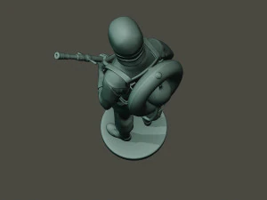 german soldier ww1 stand g5 3D Print Model