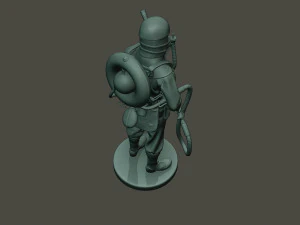 german soldier ww1 stand g5 3D Print Model