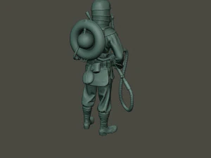 german soldier ww1 stand g5 3D Print Model