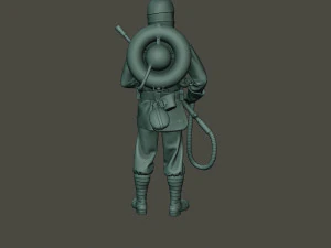 german soldier ww1 stand g5 3D Print Model