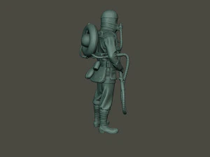 german soldier ww1 stand g5 3D Print Model