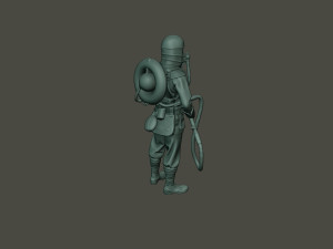 german soldier ww1 stand g5 3D Baskı Modeli