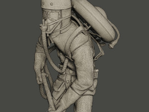 german soldiers ww1 g5 pack 1 3D Baskı Modeli