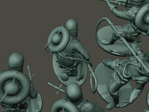 german soldiers ww1 g5 pack 1 3D Baskı Modeli
