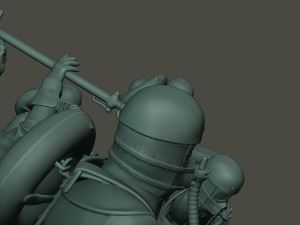 german soldiers ww1 g5 pack 1 3D Baskı Modeli