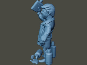 donald trump disinfectant Model do druku 3D