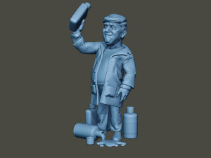 donald trump disinfectant Model do druku 3D