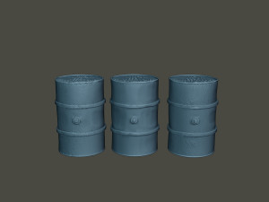www2 german fuel drums and fuel tanks pack 3D Print Model