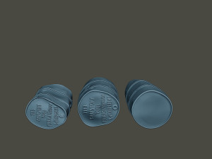 www2 german fuel drums and fuel tanks pack 3D Print Model