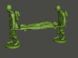 美国士兵二战担架 a8 3D 打印模型