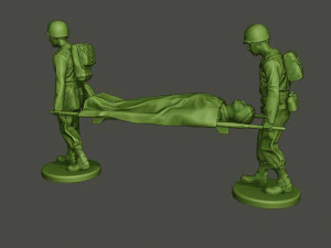 美国士兵二战担架 a8 3D 打印模型