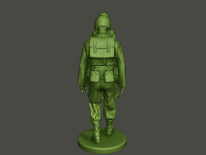 american soldiers ww2 carring stretcher a8 Model Cetak 3D