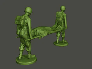 美国士兵二战担架 a8 3D 打印模型