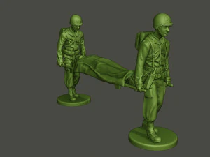 美国士兵二战担架 a8 3D 打印模型