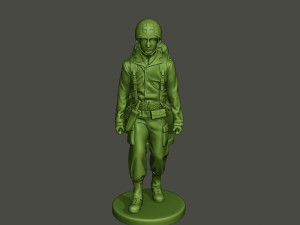 american soldiers ww2 carring stretcher a8 Model Cetak 3D