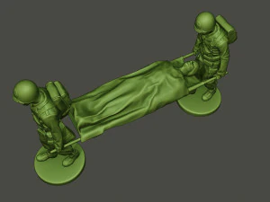 美国士兵二战担架 a8 3D 打印模型