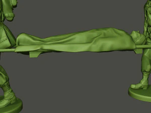 美国士兵二战担架 a8 3D 打印模型