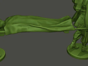 美国士兵二战担架 a8 3D 打印模型