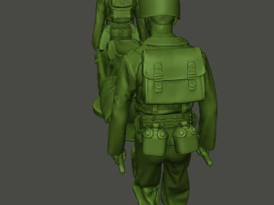 美国士兵二战担架 a8 3D 打印模型