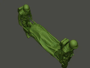 美国士兵二战担架 a8 3D 打印模型