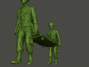 美国士兵二战担架 a8 3D 打印模型