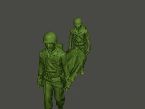 美国士兵二战担架 a8 3D 打印模型