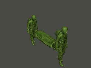 美国士兵二战担架 a8 3D 打印模型