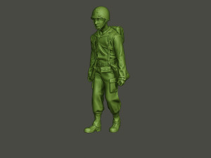 american soldiers ww2 carring stretcher a8 Model Cetak 3D