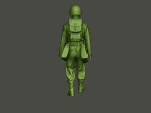 american soldiers ww2 carring stretcher a8 Model Cetak 3D