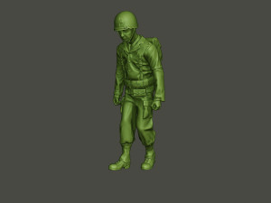 american soldiers ww2 carring stretcher a8 Model Cetak 3D