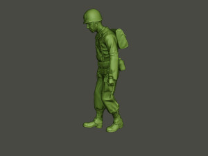 american soldiers ww2 carring stretcher a8 Model Cetak 3D
