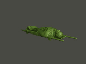 american soldiers ww2 carring stretcher a8 Model Cetak 3D