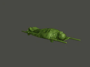 美国士兵二战担架 a8 3D 打印模型