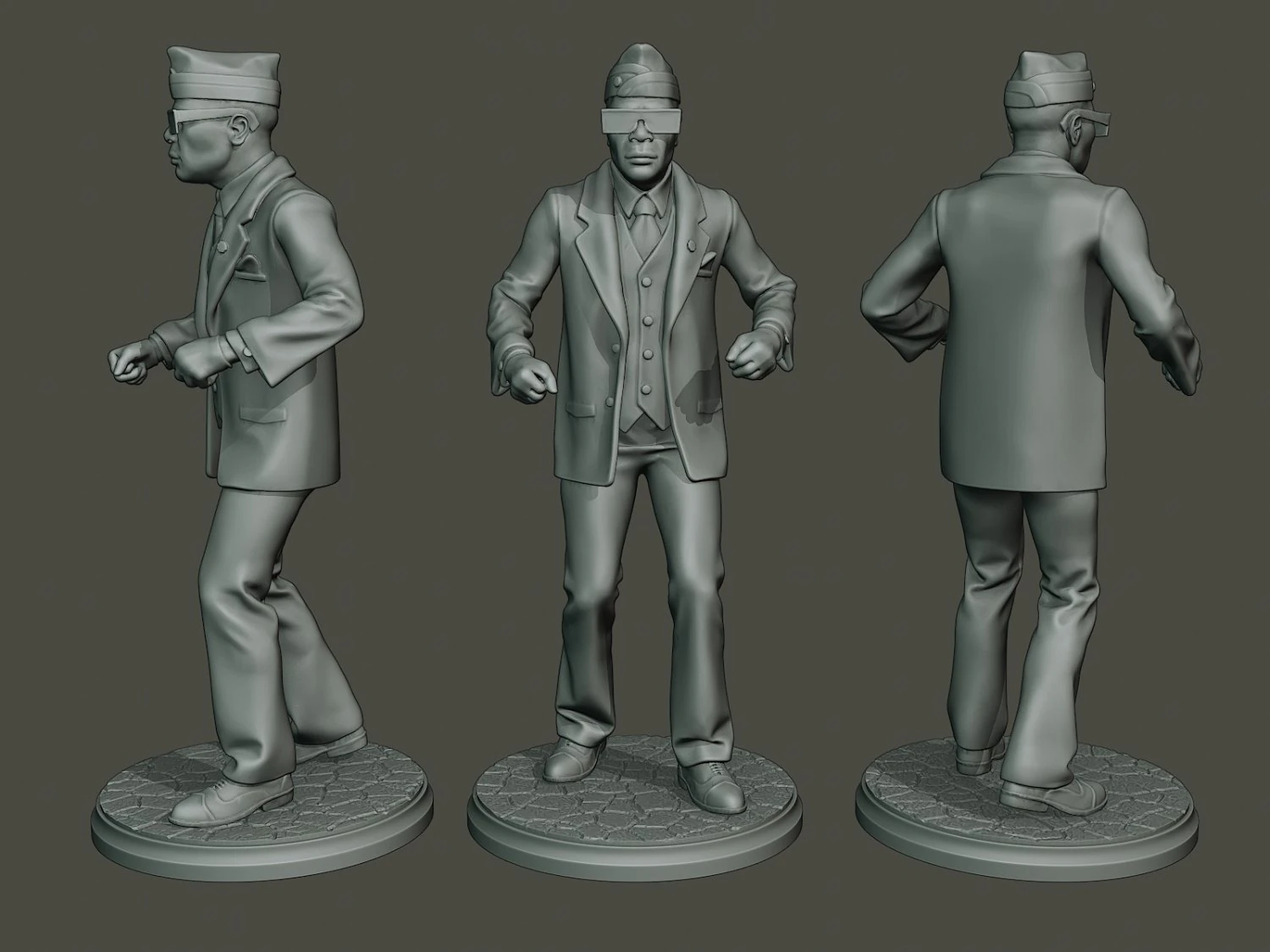dancing coffin meme a 005 3D Print Model .c4d .max .obj .3ds .fbx .stl .blend