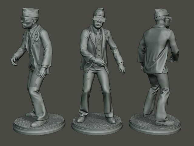 dancing coffin meme a 007 3D Принт Модель .c4d .max .obj .3ds .fbx .stl .blend 
