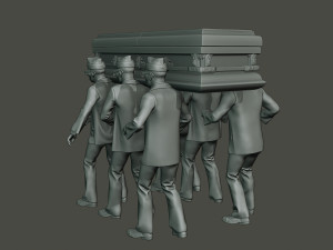 dancing coffin meme 3D Принт Модель