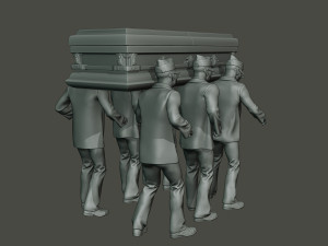 dancing coffin meme 3D Принт Модель