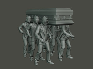 dancing coffin meme 3D Принт Модель