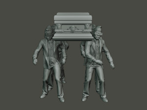 dancing coffin meme 3D Принт Модель